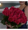 Букет из  розовых роз «Шепот сердца»