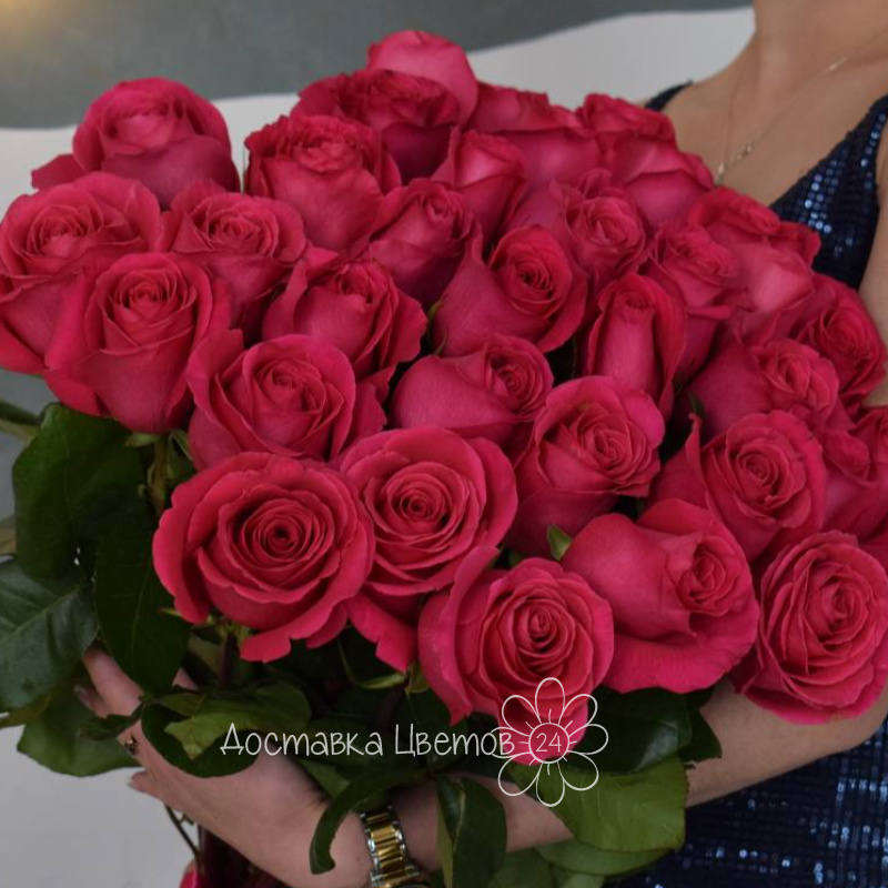 Букет из  розовых роз «Шепот сердца» 2