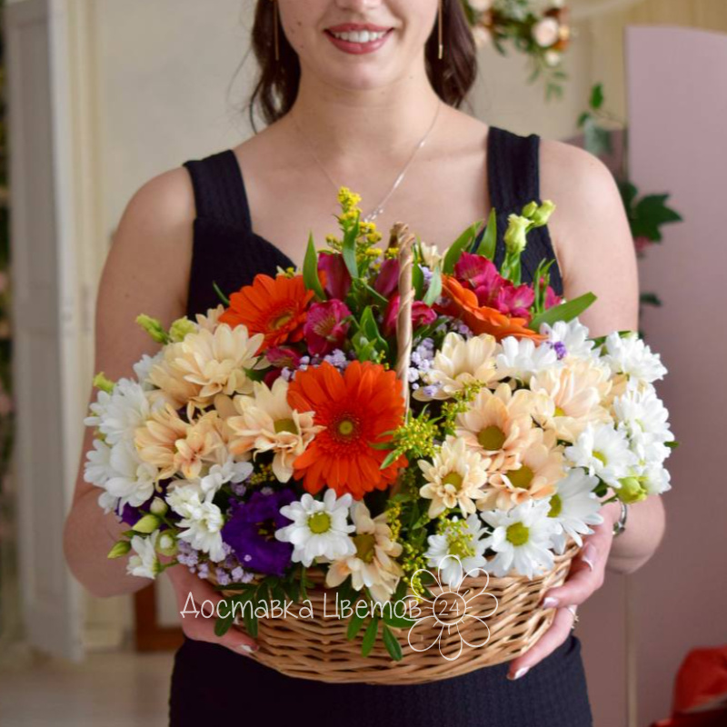 Корзина сборная «Солнечный микс» 1