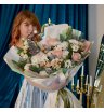 Сборный букет «Белоснежка»