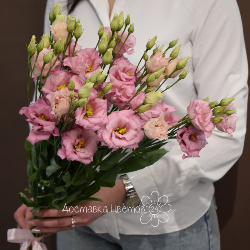 Букет &laquo;из 5 эустом&raquo; 1