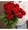 Букет 15 роз красных