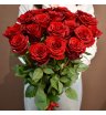 Букет 19 роз красных 