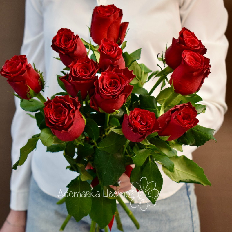 Букет из  11 роз кений 