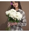 Букет 5 белых хризантем 1